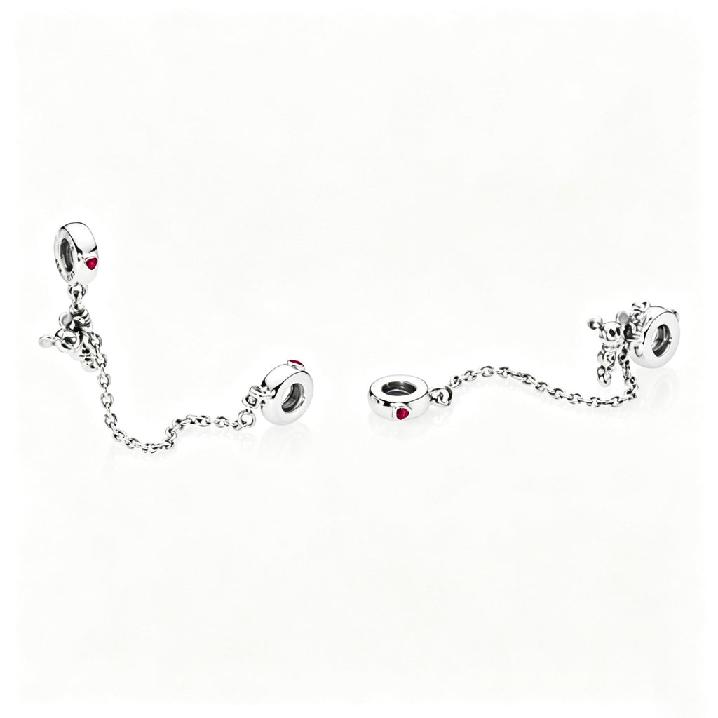 797173CZR Komfortkette Climbing Mickey Silber 5 cm