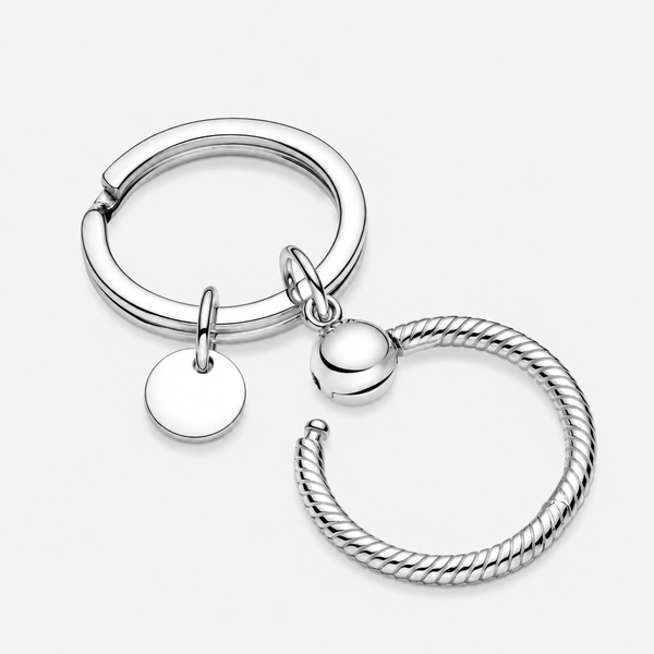 Charm-Schlüsselanhänger Moments Sterling-Silber
