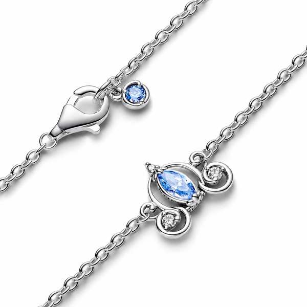 Collier-Halskette Cinderellas Kutsche Zirkon Silber