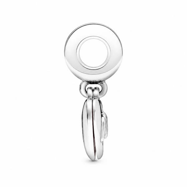 Charm-Anhänger Mum Inschrift Herz Sterling-Silber