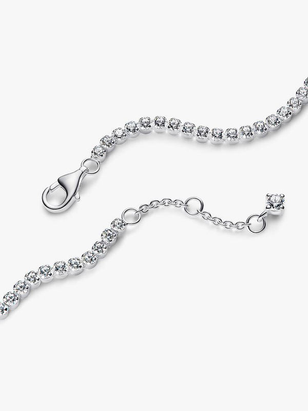 Funkelndes Tennisarmband Sterling-Silber
