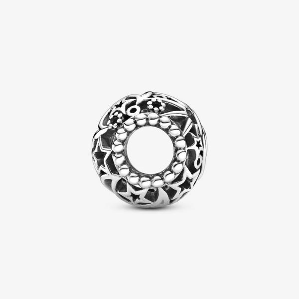 Charm Sonne Mond & Sterne Silber
