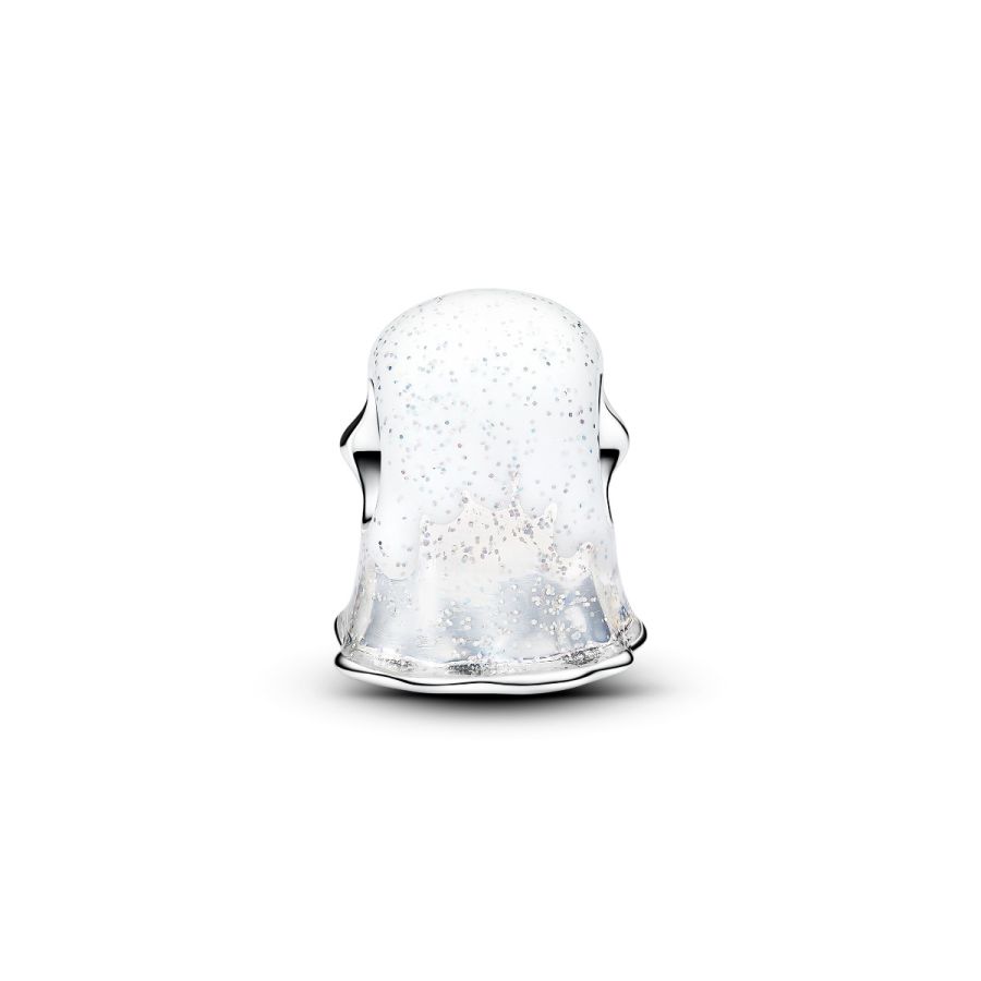 Charm Im Dunkeln Leuchtendes Boo Gespenst Silber