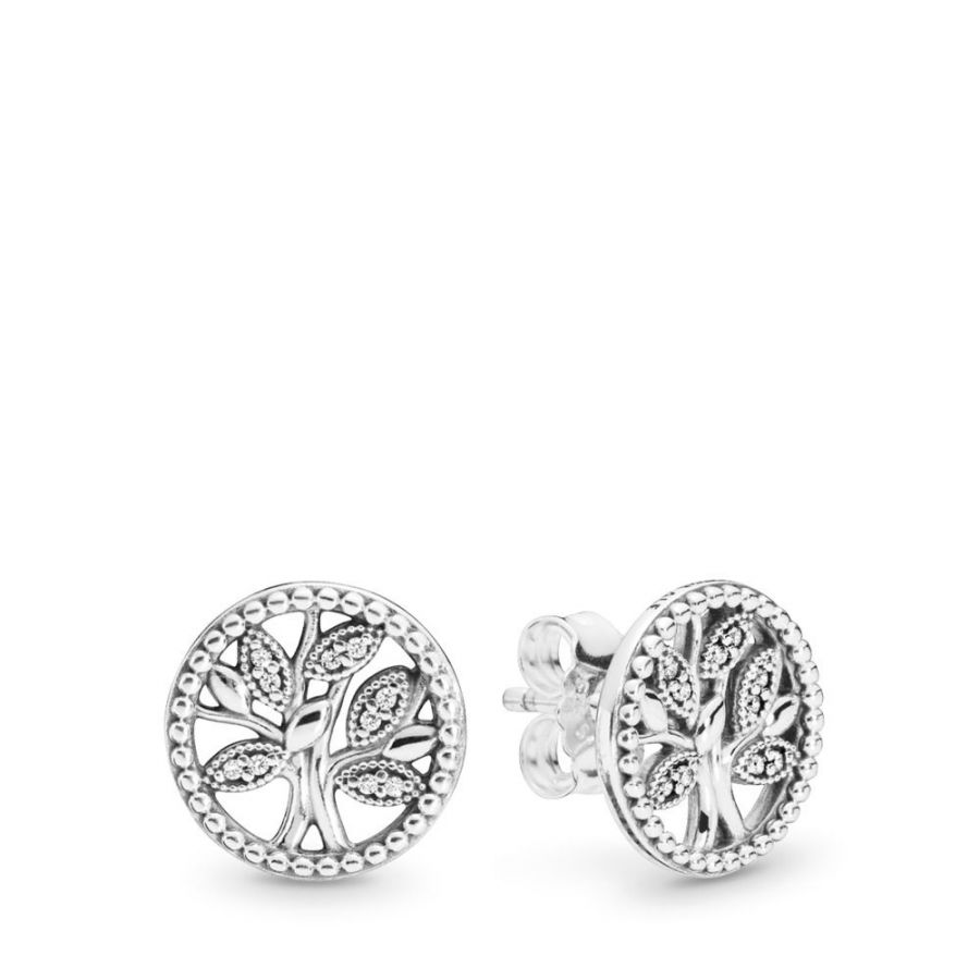 Ohrstecker Ohrringe Trees of Life Sterling-Silber Hauptbild