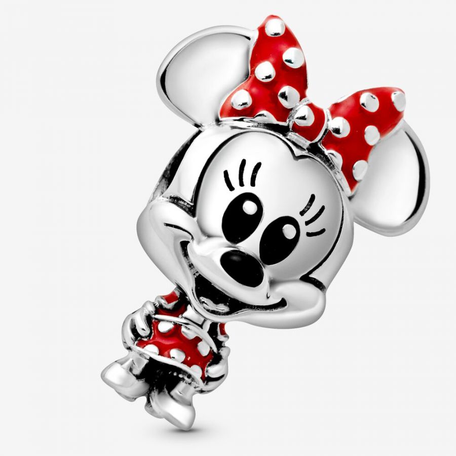 Charm Minnie Maus Gepunktetes Kleid und Schleife