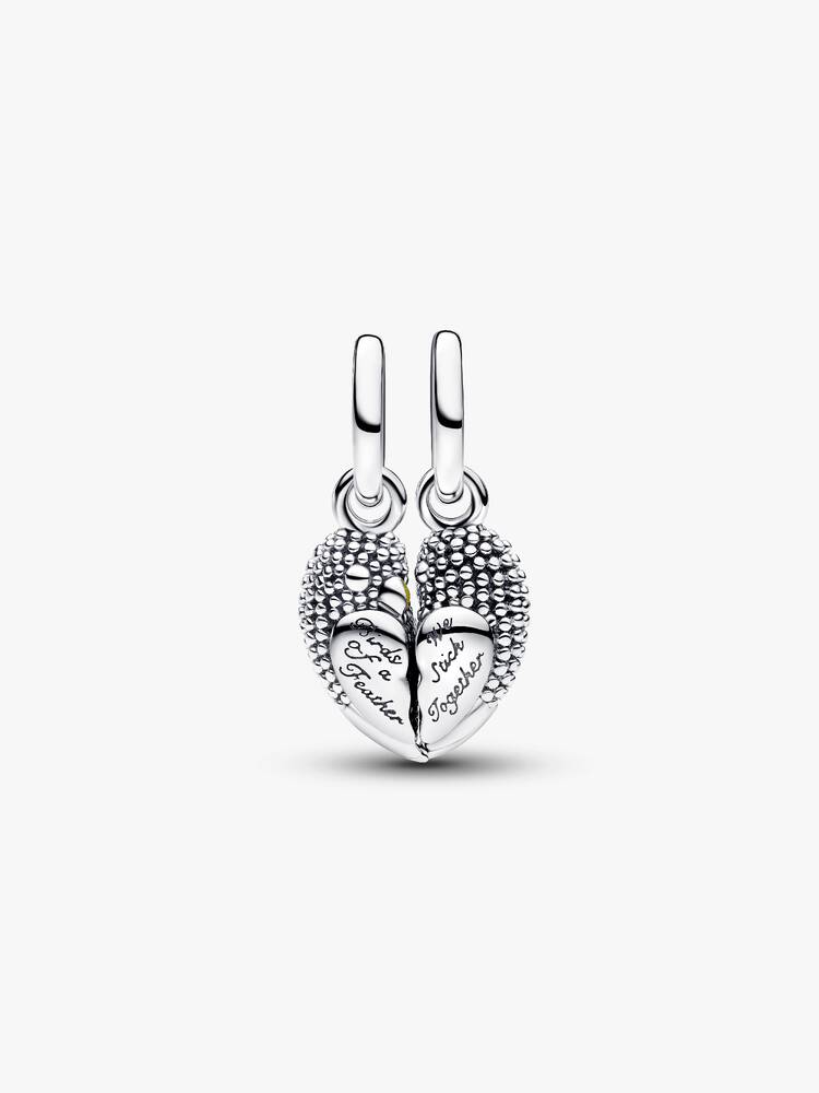 Turteltauben Charm-Anhänger Sterling-Silber