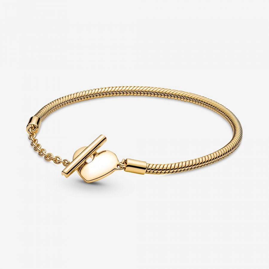 Schlangen-Gliederarmband Moments Herz T-Verschluss Hauptbild