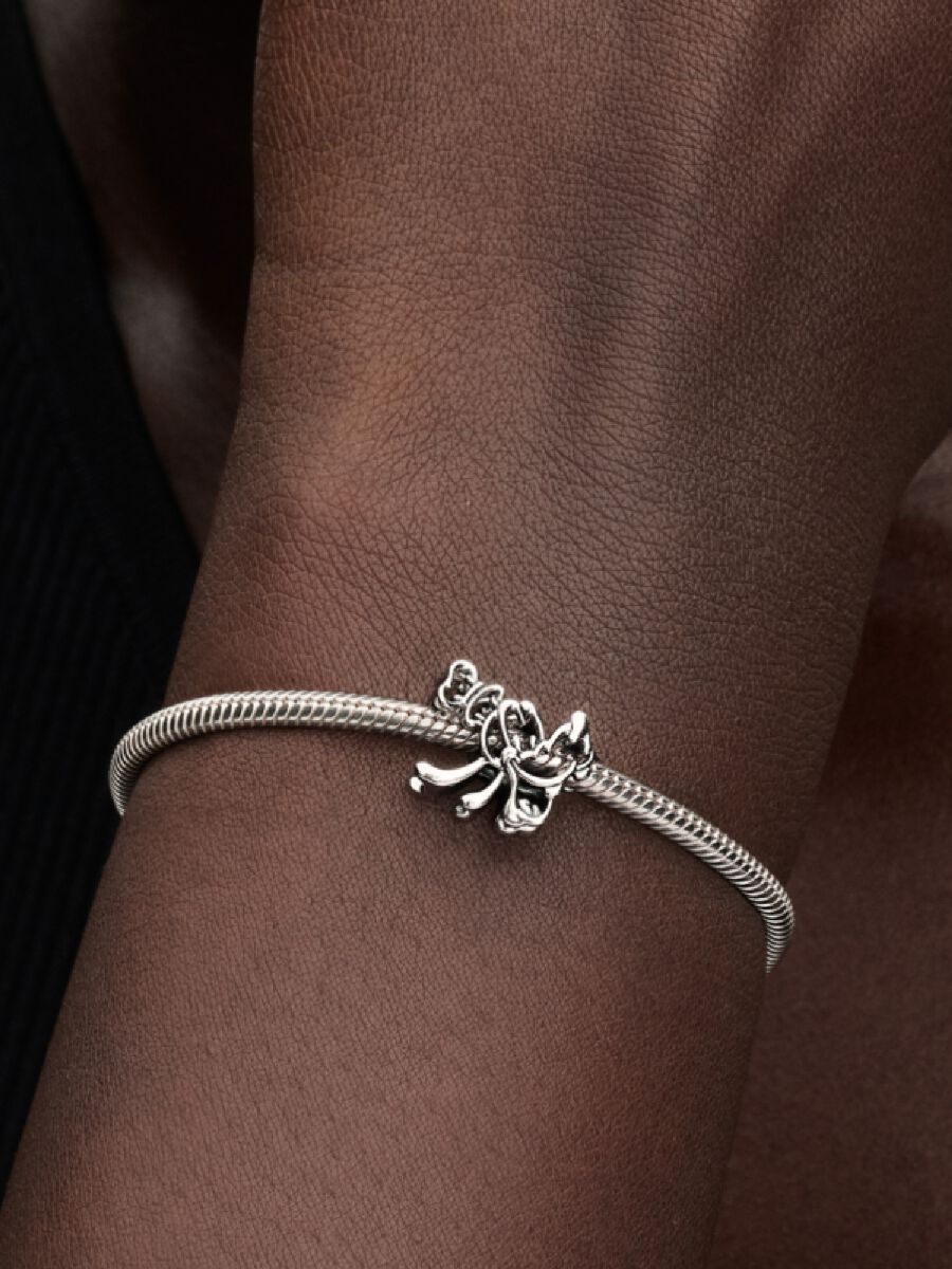 Goofy Offen gearbeiteter Charm Sterling-Silber Zweitbild