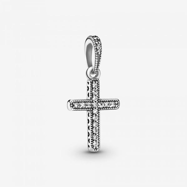 Ketten-Anhänger Funkelndes Kreuz Zirkonia Sterling-Silber