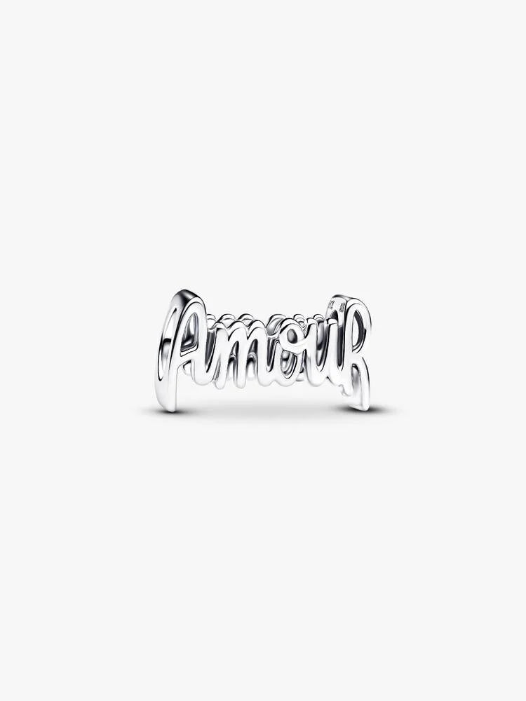 Amour Schrift Charm Sterling-Silber Hauptbild