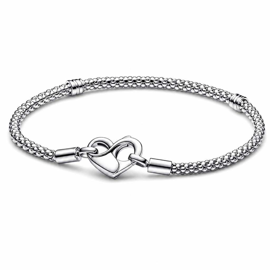 Gliederarmband Moments Herz Sterlingsilber