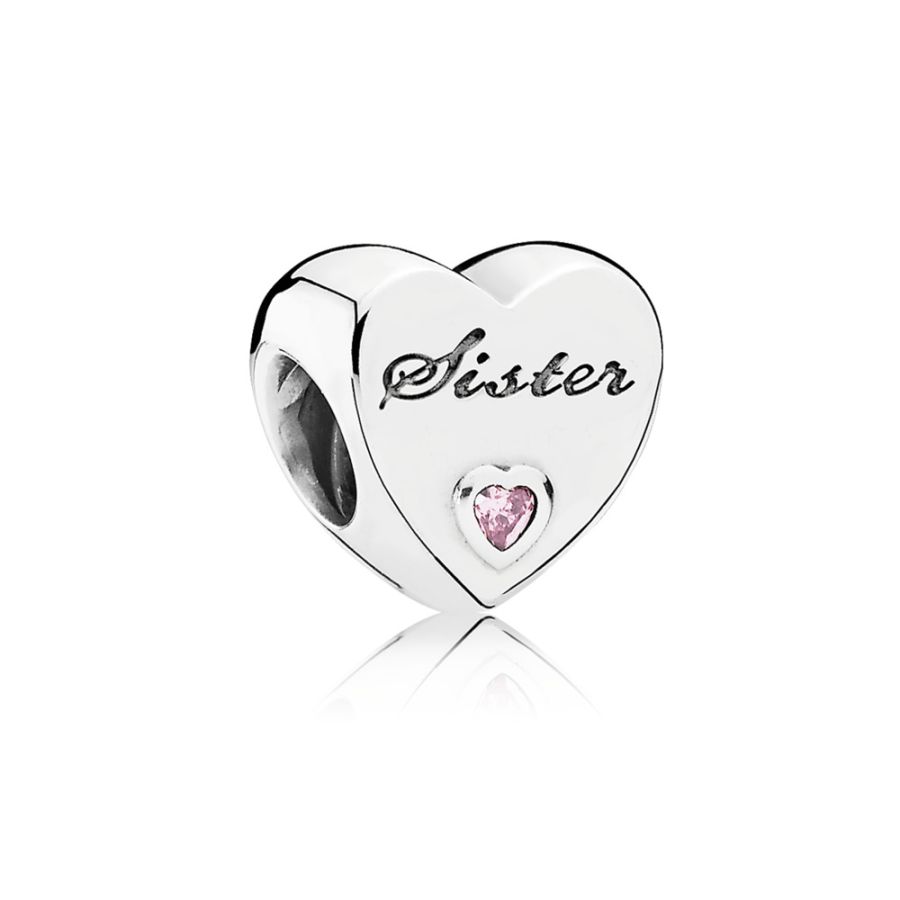 Charm Sister Schwesternliebe Sterling-Silber Hauptbild