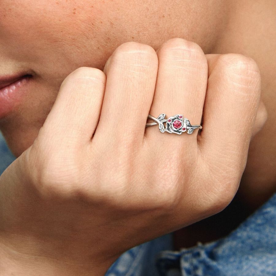 Ring Die Schöne und Das Biest Rose Silber Zweitbild