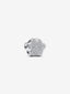 Strukturierte Pfote Mini-Charm Sterling-Silber