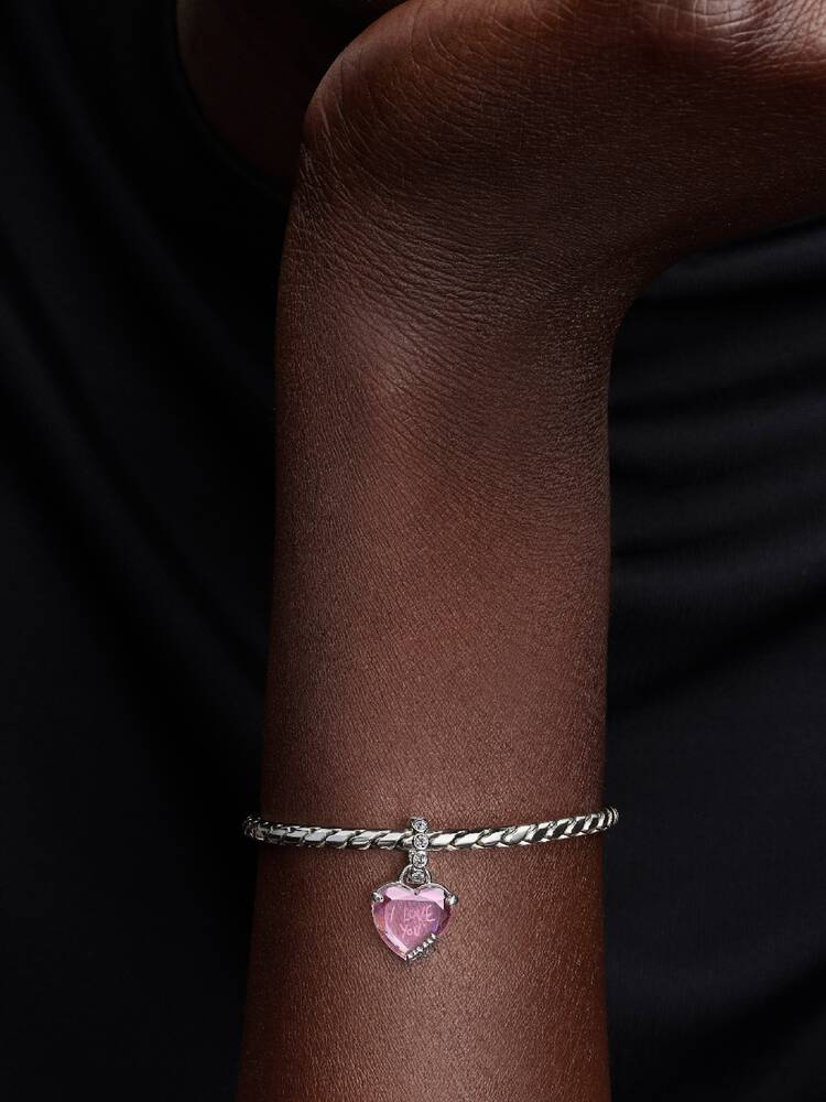 I Love You Mom Charm-Anhänger Sterling-Silber Zweitbild