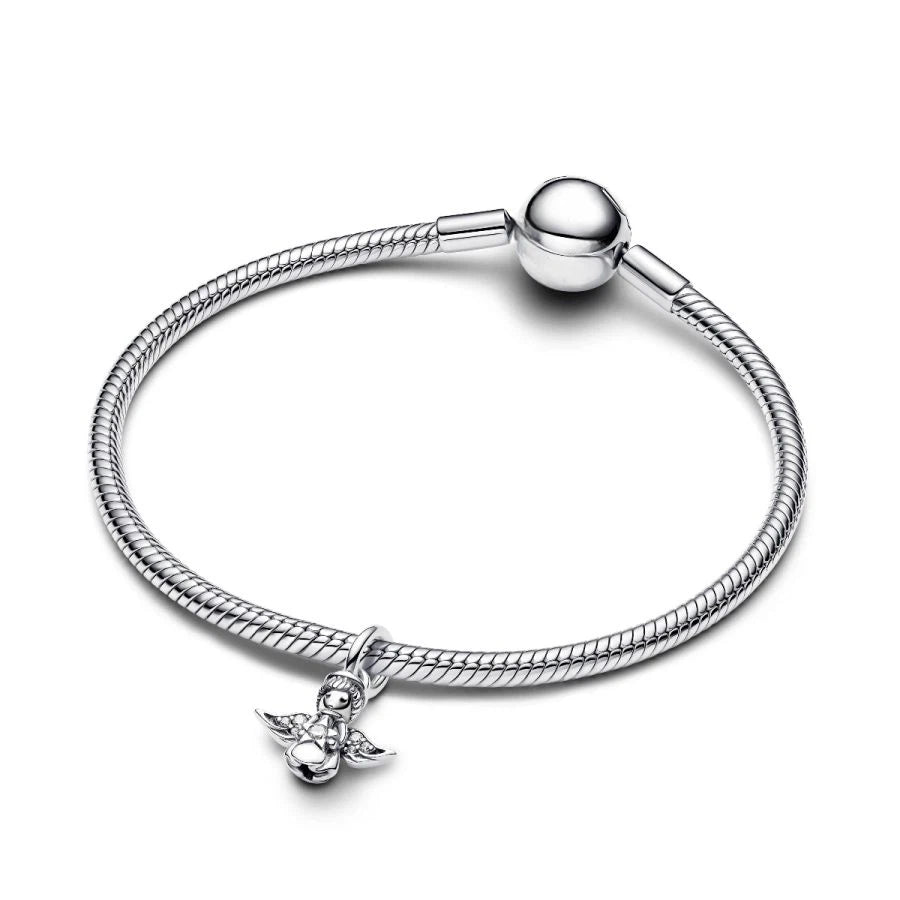 Charm-Anhänger Funkelnder Engel Zirkonia Sterling-Silber