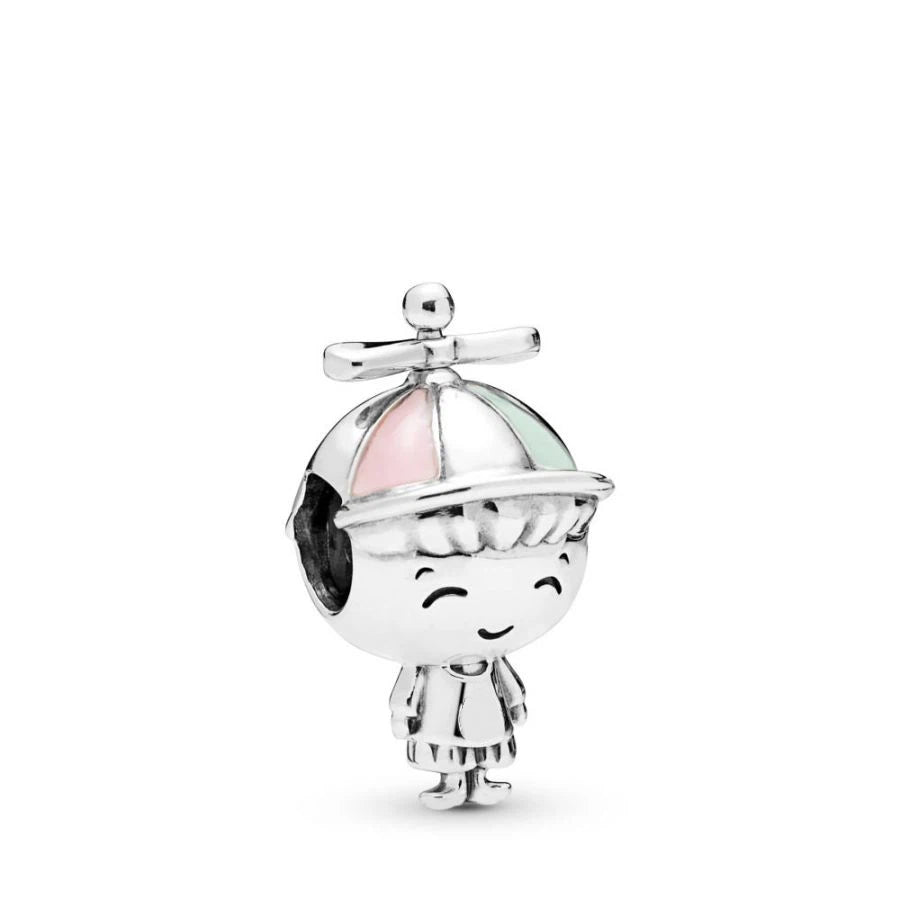 Charm Propeller Hat Boy Sterling-Silber Hauptbild