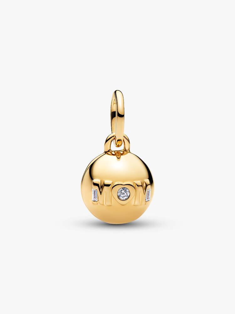 Mum Kugel-Charm 14 Karat Vergoldung Hauptbild