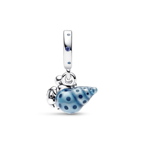 Charm-Anhänger Glow In The Dark Einsiedlerkrebs Sterlingsilber