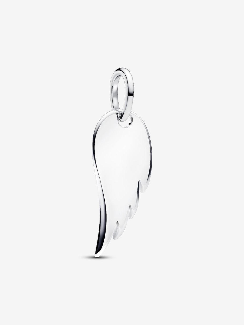 Gravierbarer Engelsflügel Anhänger Sterling-Silber