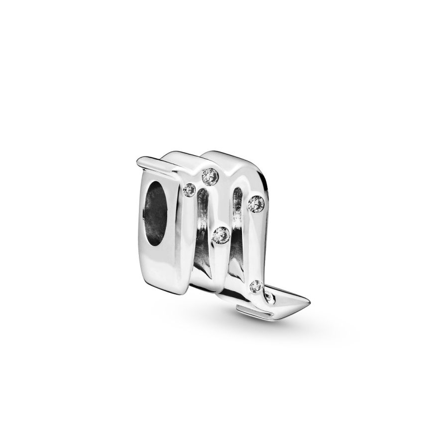 Charm Funkelnder Skorpion Sterling-Silber