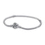 Schlangen-Gliederarmband Tinker Bell Clasp Silber