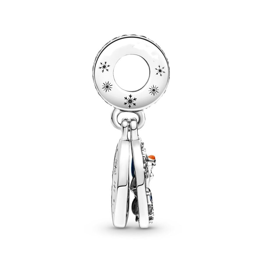Charm-Anhänger Frozen Schneemann Olaf Doppelter Silber