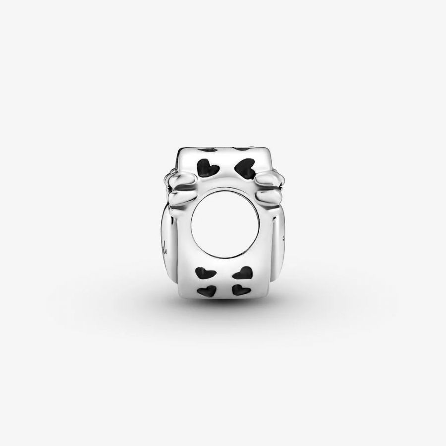 Charm Herz Engelsflügel Mum Sterling-Silber