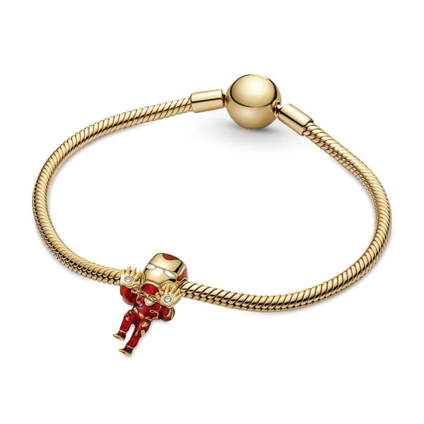 Charm The Avengers Iron Man 14k Vergoldet