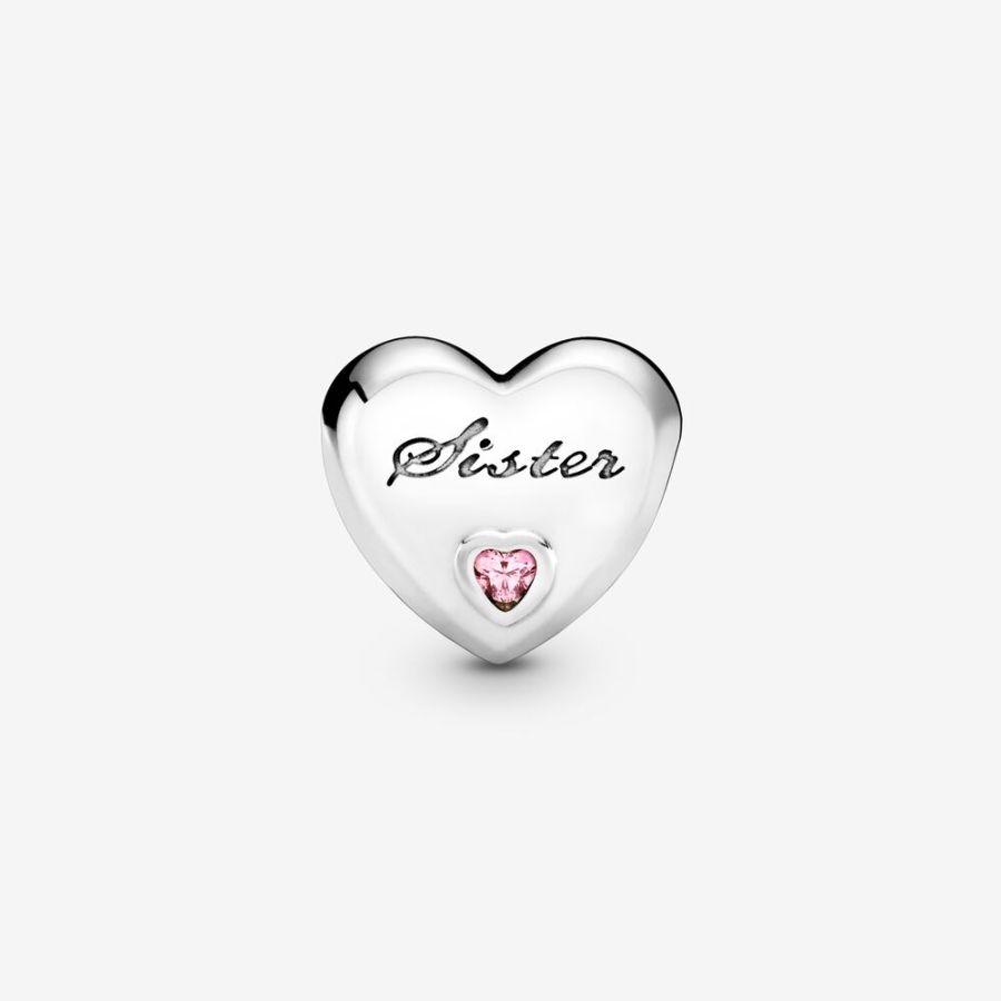 Charm Sister Schwesternliebe Sterling-Silber Zweitbild