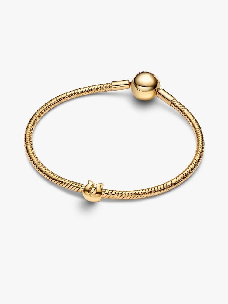 Hufeisen Mini-Charm 14 Karat Vergoldung