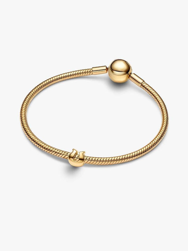Hufeisen Mini-Charm 14 Karat Vergoldung