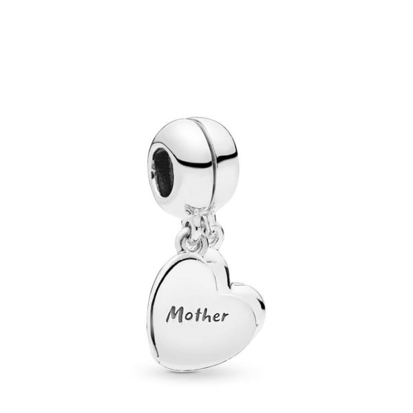 Charm  Charm-Anhänger Mother and Son Love Charm-Anhänger Silber
