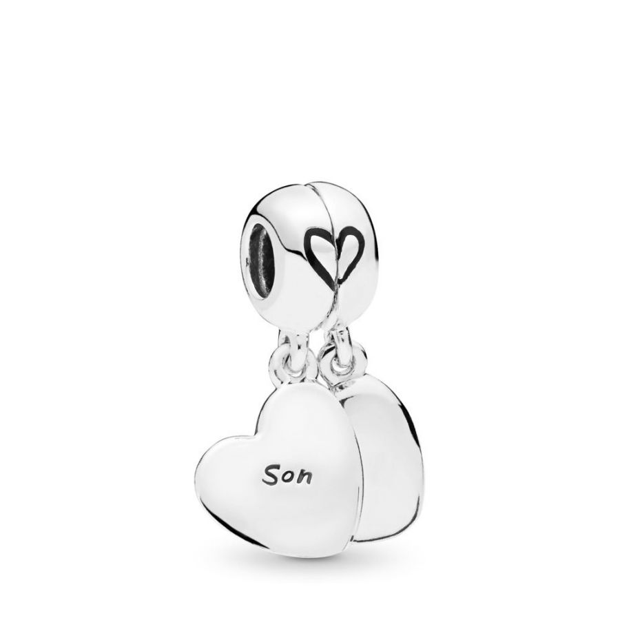 Charm  Charm-Anhänger Mother and Son Love Charm-Anhänger Silber Hauptbild