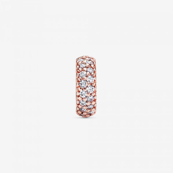 Rose  Charm Klares funkelndes Zwischenelement