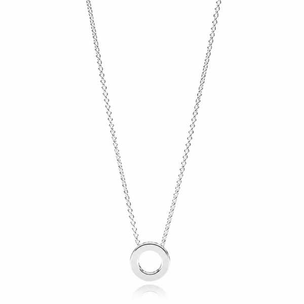 397436CZ Kette Anhänger Hearts Of Silber 45 cm