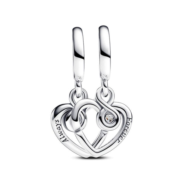 Charm-Anhänger Teilbar Für Immer & Ewig Silber