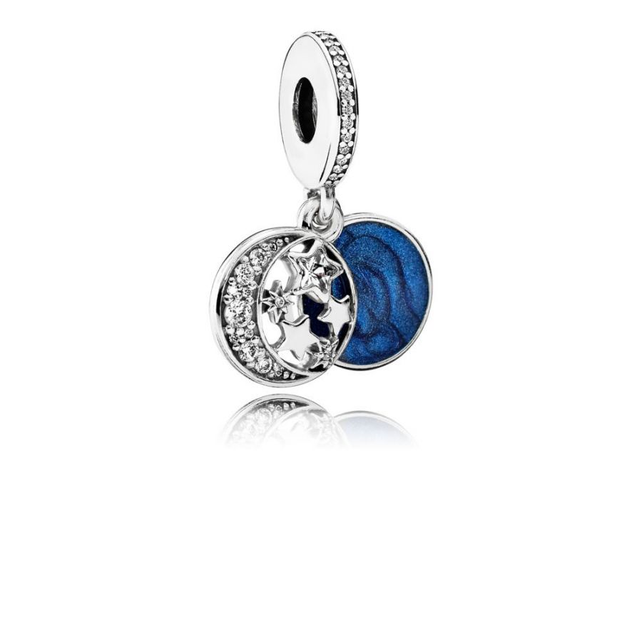 Charm Anhänger Vintage Nachthimmel Hauptbild