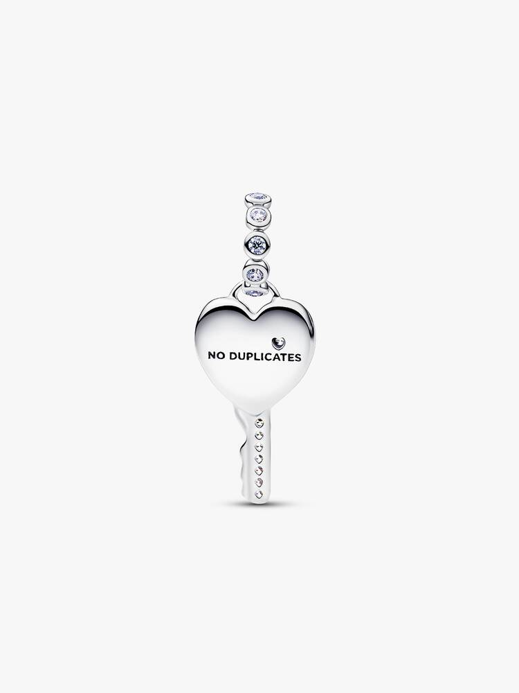 Schillernder Roter Schlüssel Charm-Anhänger Sterling-Silber