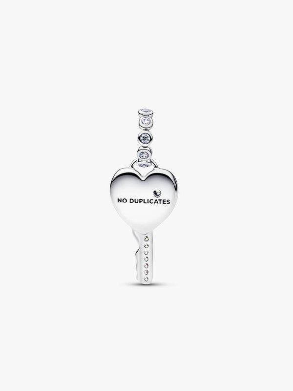 Schillernder Roter Schlüssel Charm-Anhänger Sterling-Silber