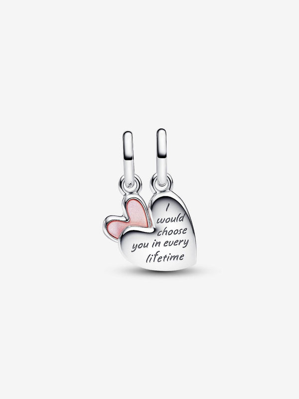 Teilbarer Mutter & Tochter Charm-Anhänger