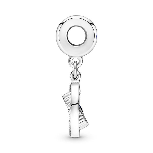 Charm-Anhänger Drehender Kompass Sterling-Silber