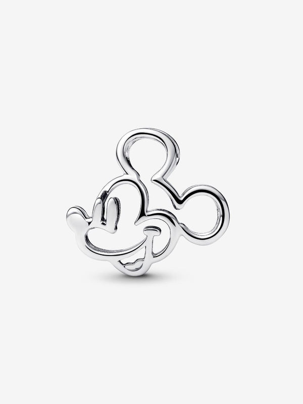 Micky Maus Offen gearbeitetes Charm Sterling-Silber