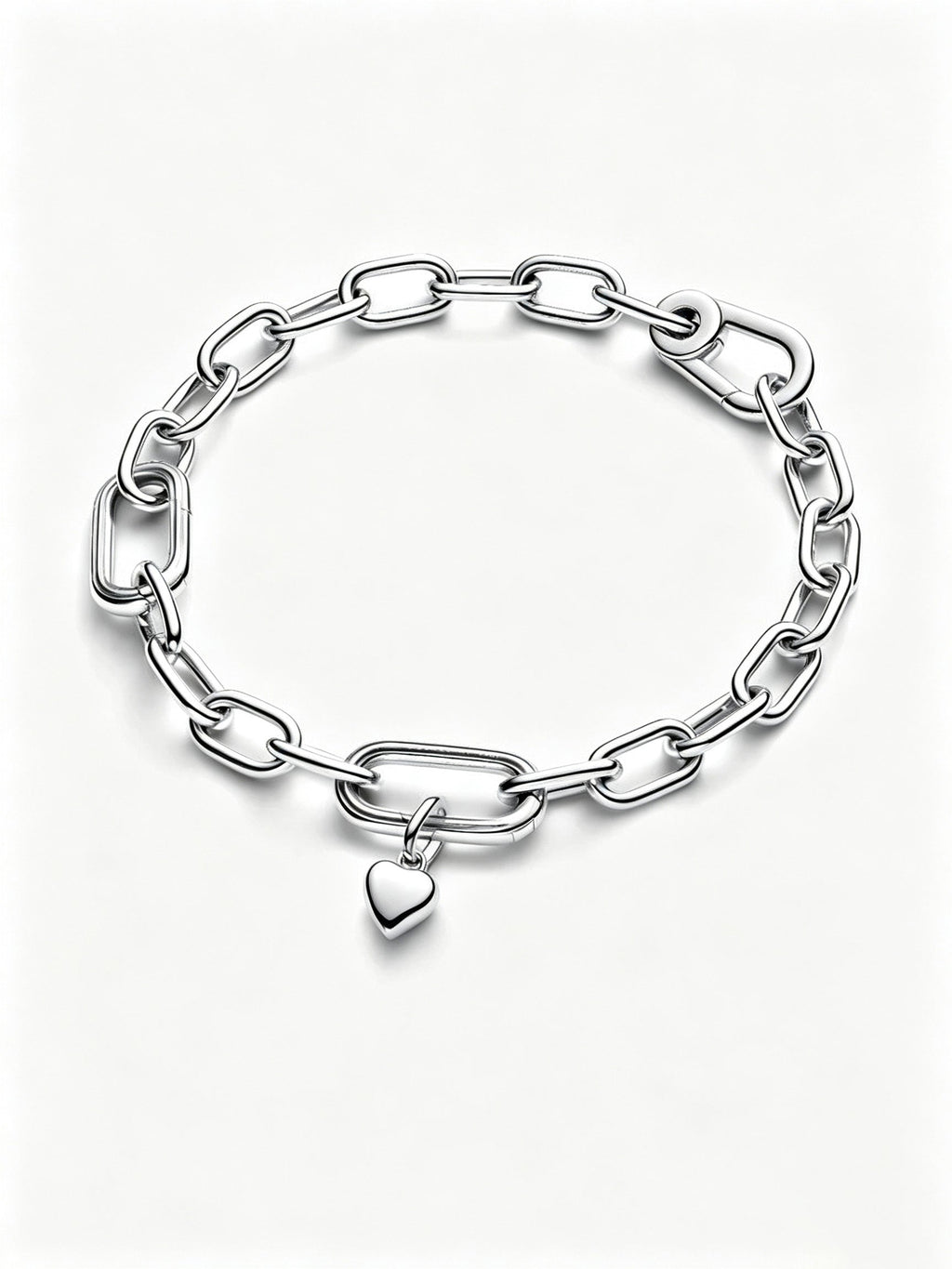 Herz Mini-Charm-Anhänger Sterling-Silber