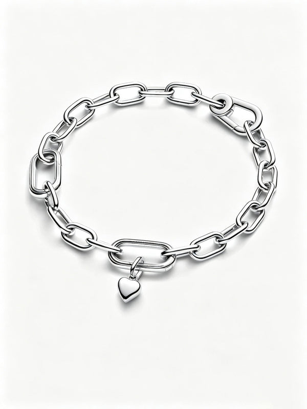 Herz Mini-Charm-Anhänger Sterling-Silber
