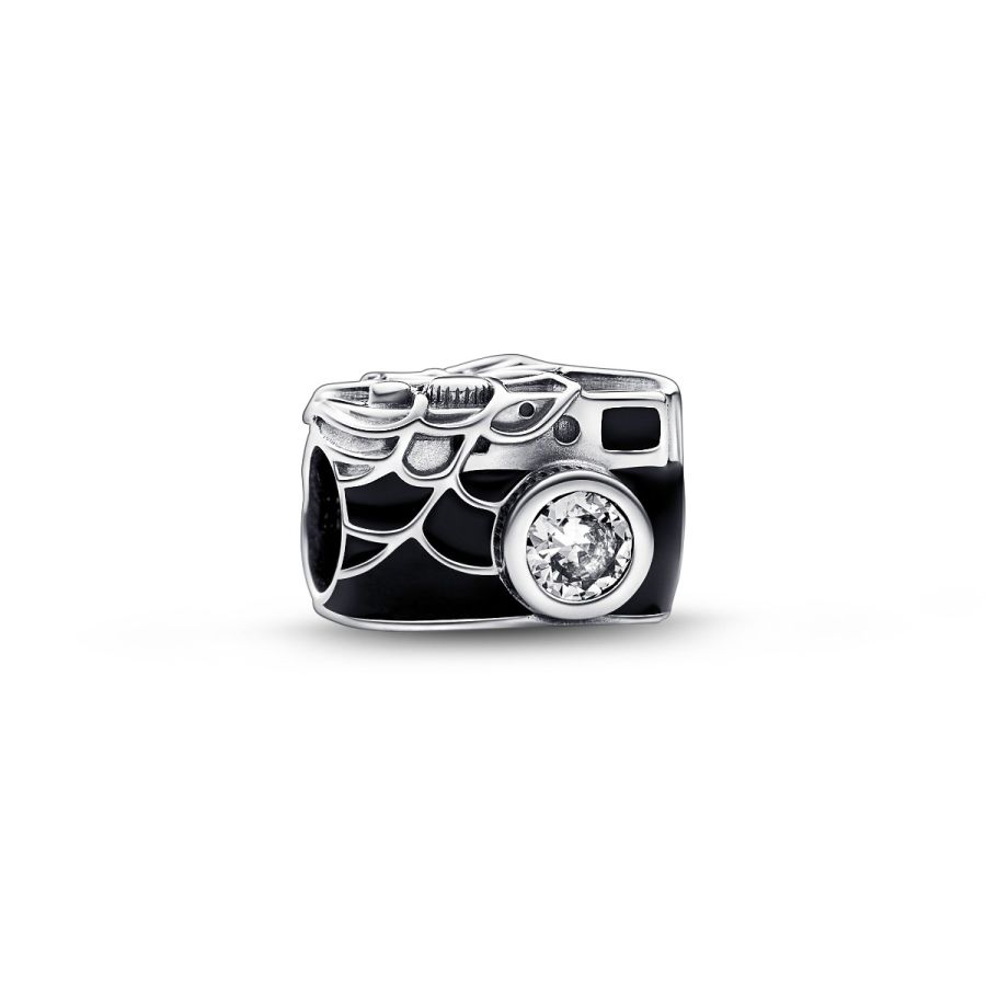 Charm Spider-Man Kamera Selfie Sterling-Silber