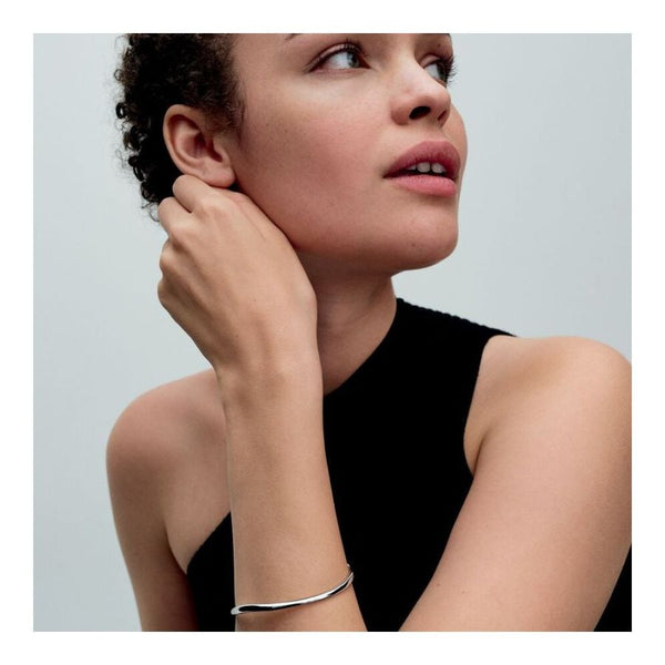 Essence Armreif Organisch Geformt Silber