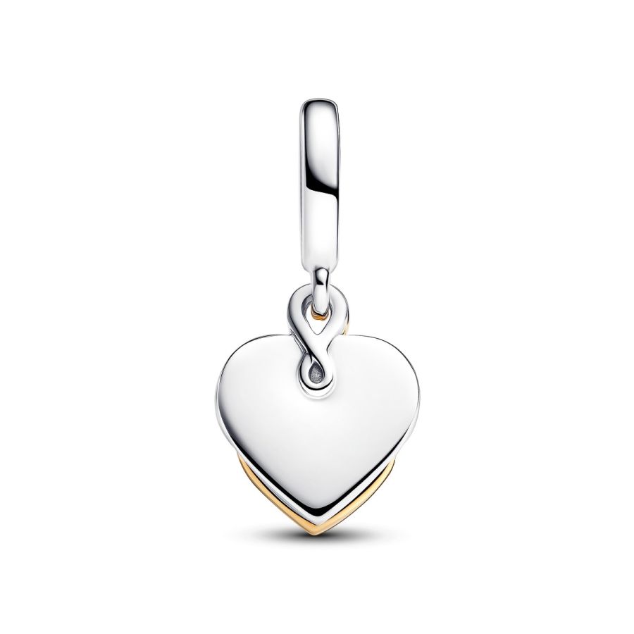 Charm-Anhänger Mama Diamant Gravierbar Silber Gold