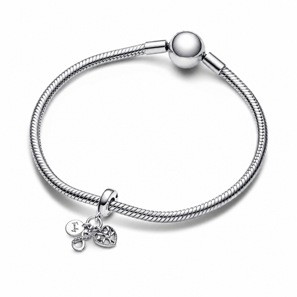 Charm-Anhänger Family Infinity Triple Sterling-Silber