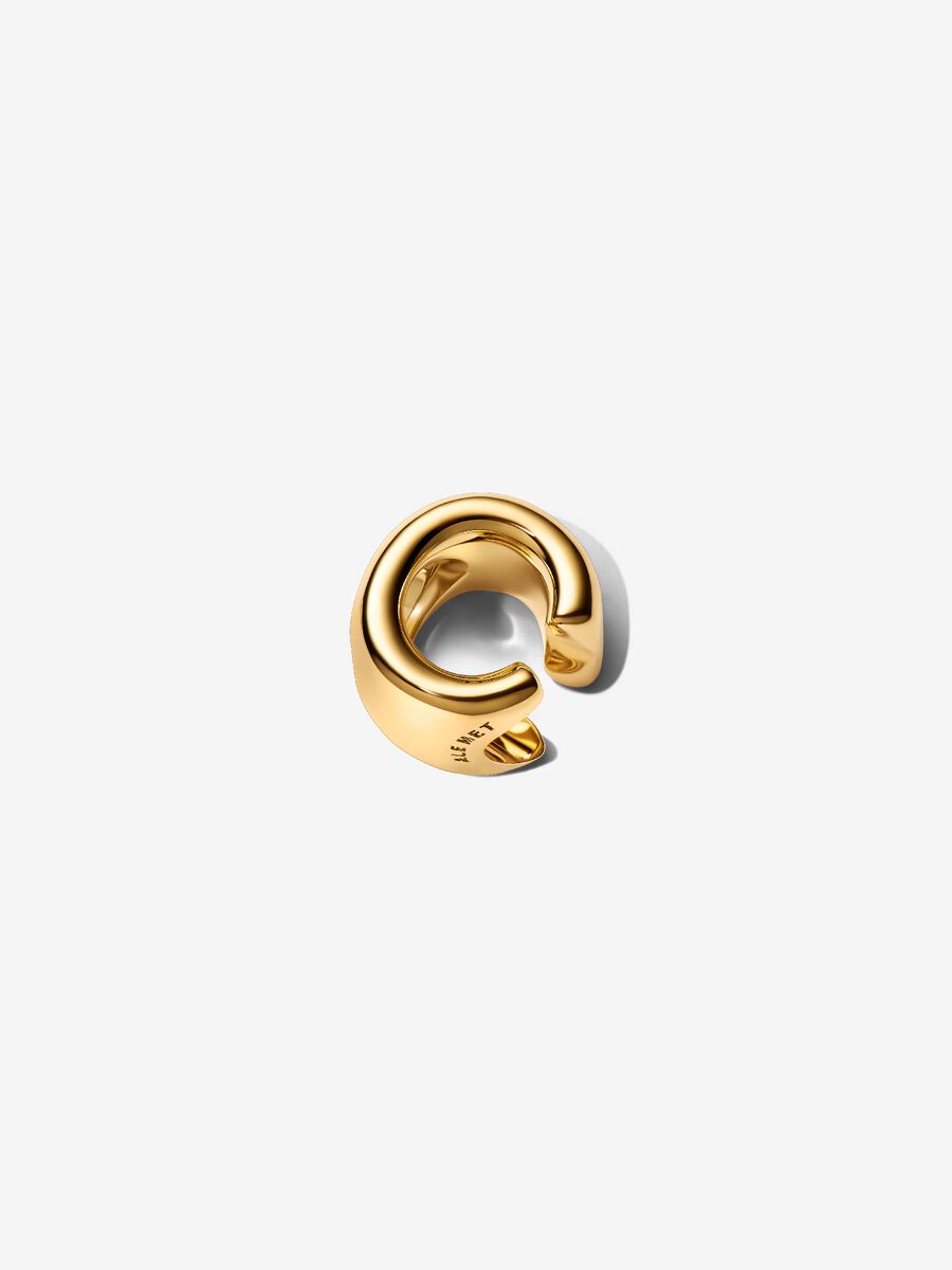 Buchstabe C Alphabet-Mini-Charm 14 Karat Vergoldung